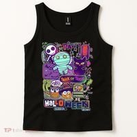 Halloween Party Doodles Tank Top thumb 2