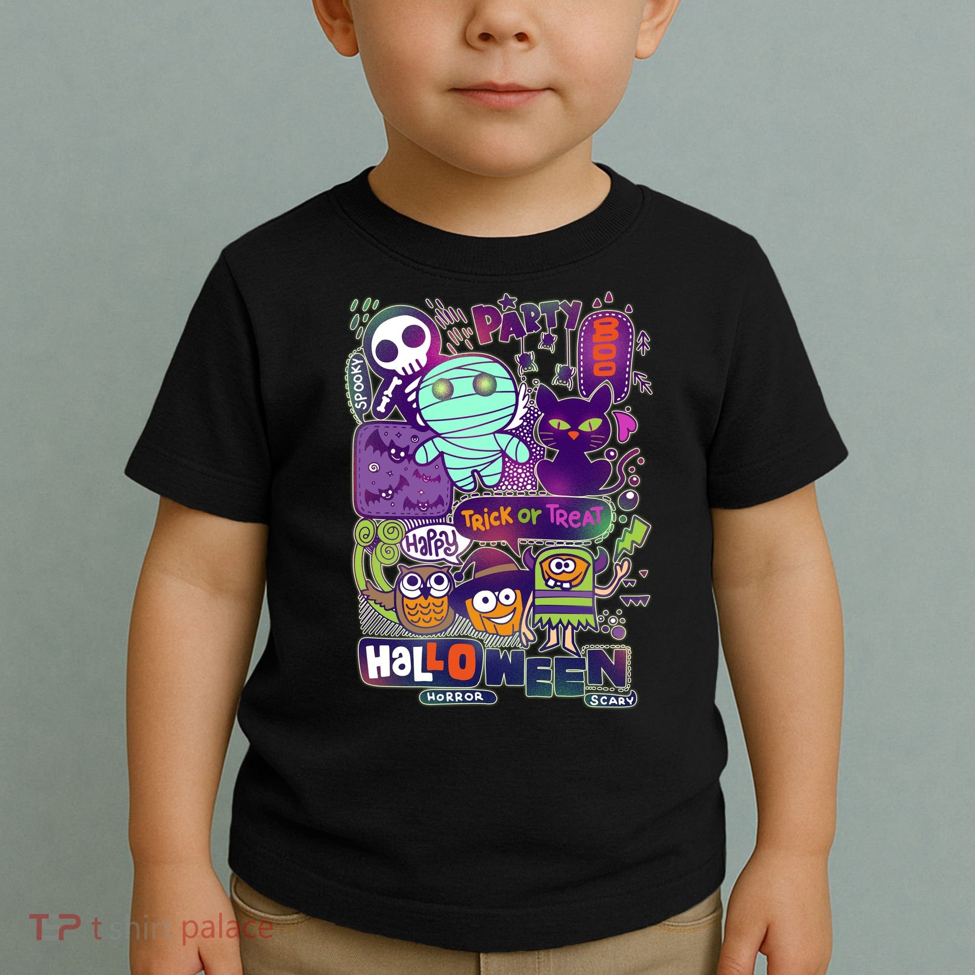 Halloween Party Doodles Toddler T-Shirt