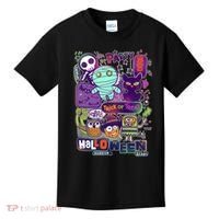 Halloween Party Doodles Kids T-Shirt thumb 0