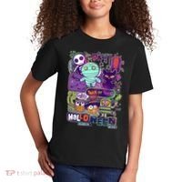 Halloween Party Doodles Kids T-Shirt thumb 2
