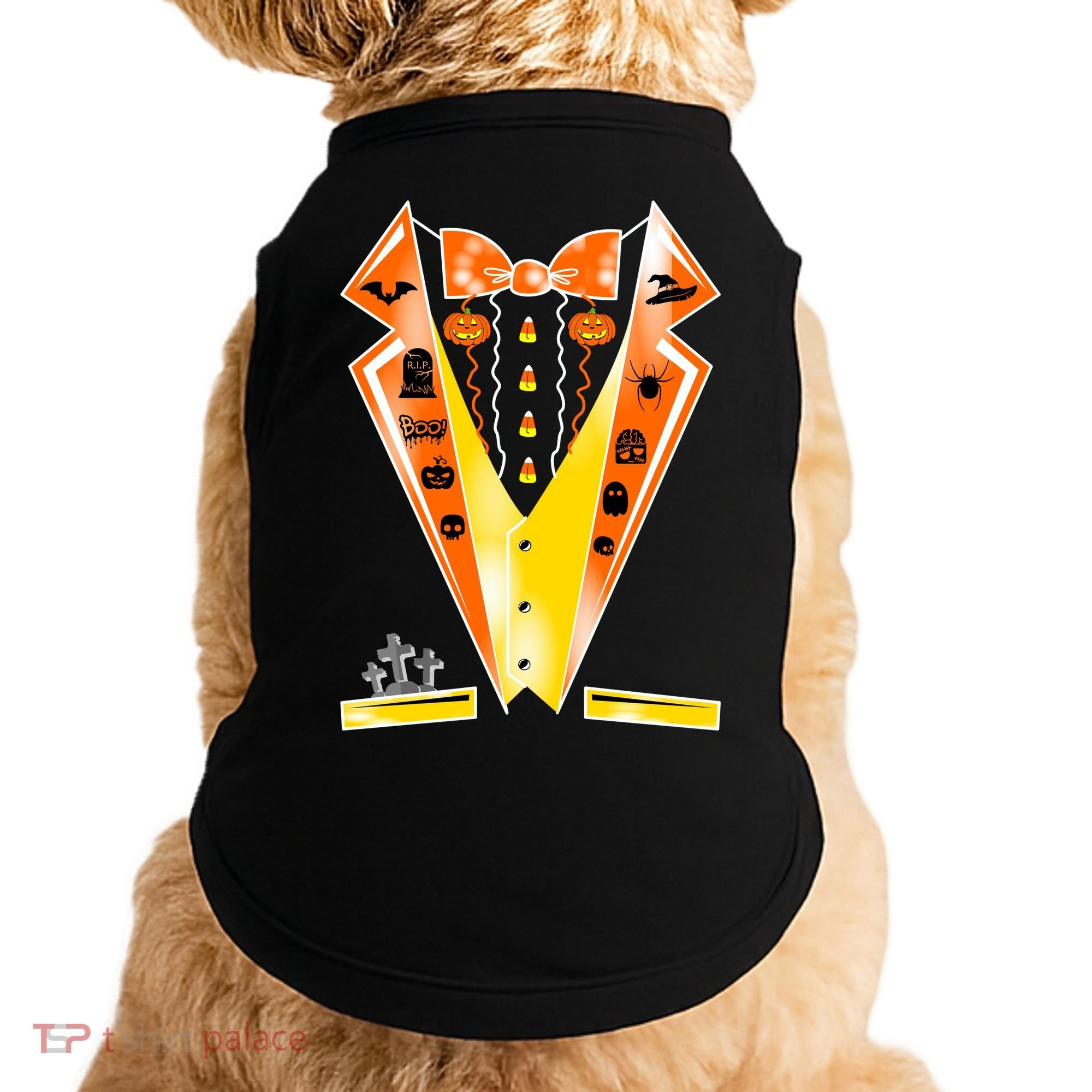 Halloween Party Tuxedo Tux Doggie Tank