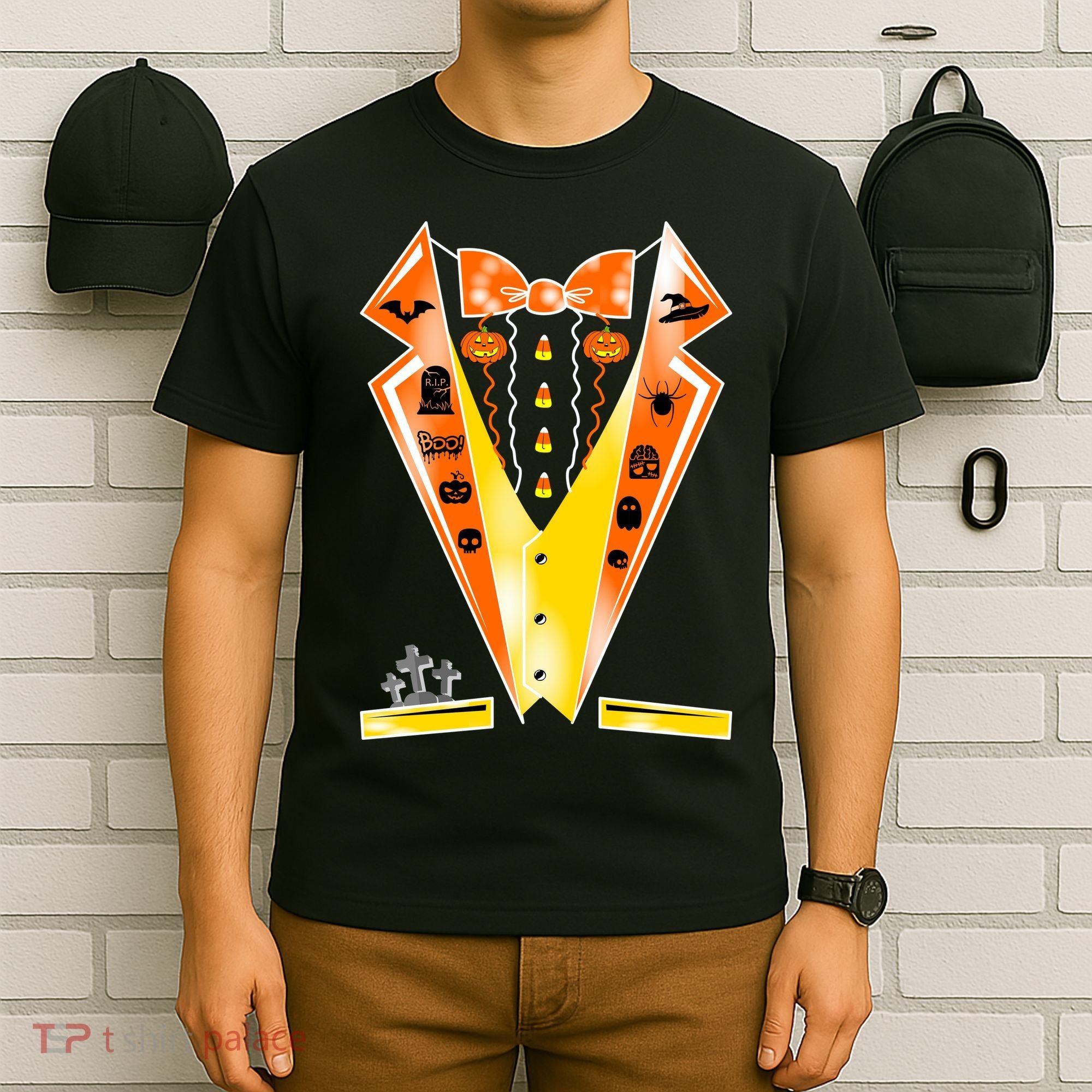 Halloween Party Tuxedo Tux T-Shirt