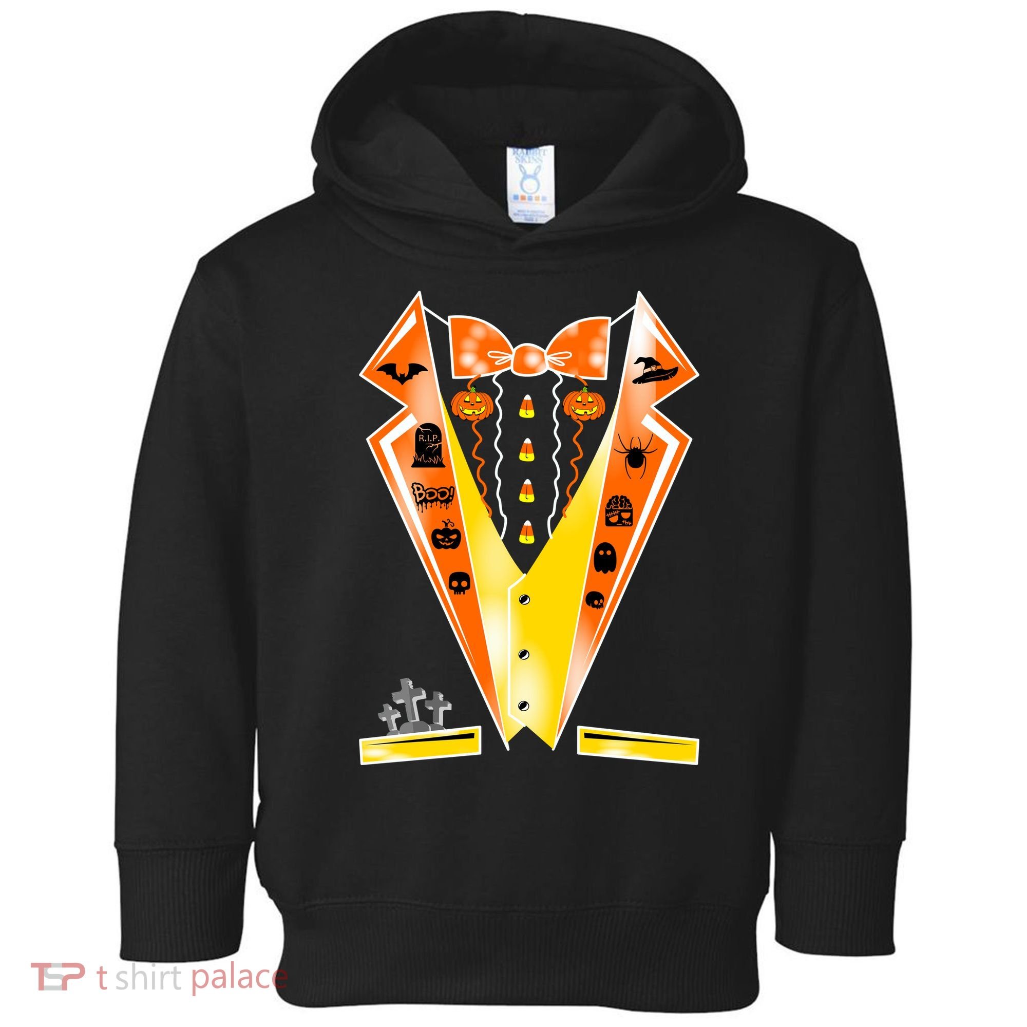 Halloween Party Tuxedo Tux Toddler Hoodie