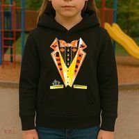 Halloween Party Tuxedo Tux Kids Hoodie thumb 3