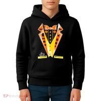 Halloween Party Tuxedo Tux Kids Hoodie thumb 4