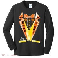 Halloween Party Tuxedo Tux Kids Long Sleeve Shirt thumb 0