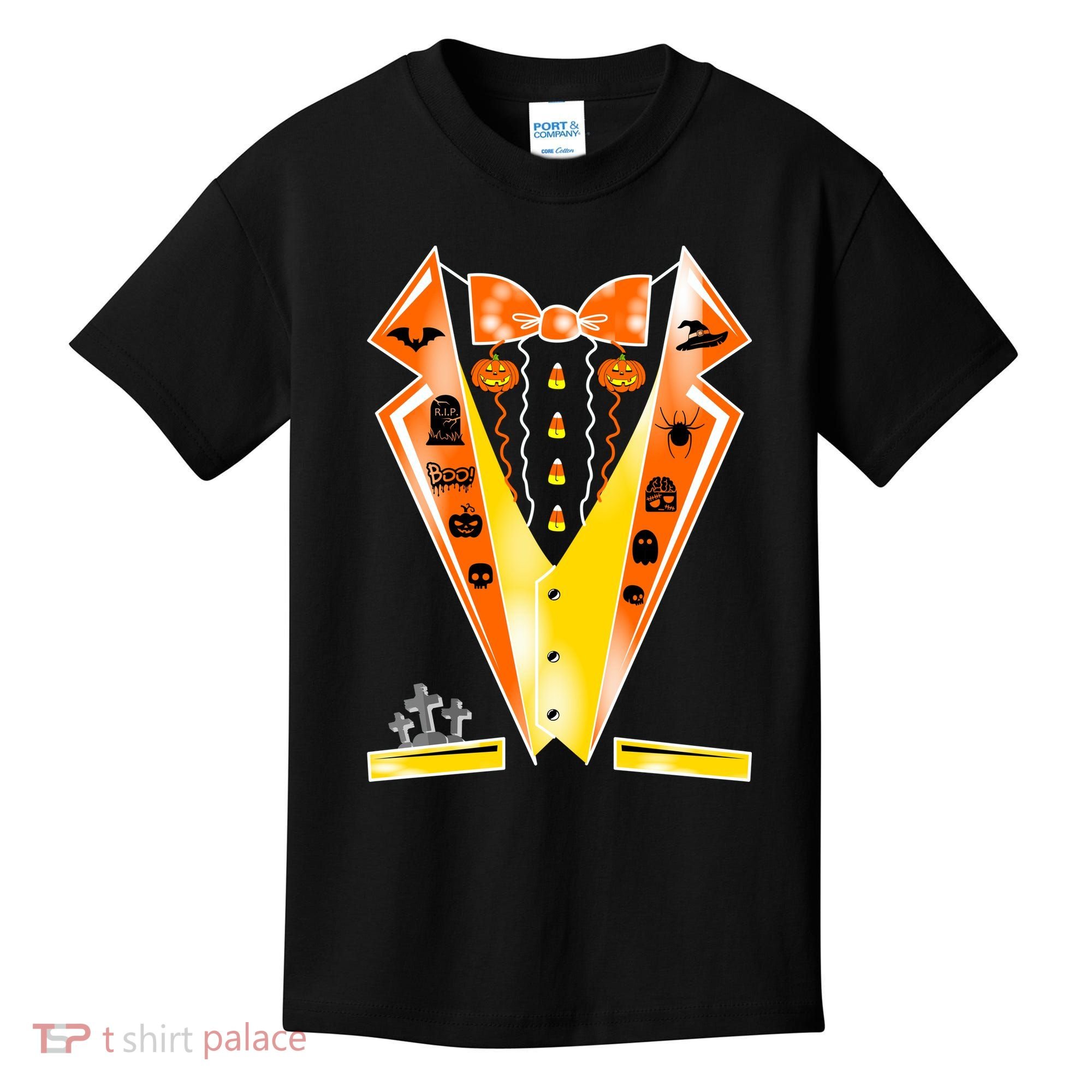 Halloween Party Tuxedo Tux Kids T-Shirt
