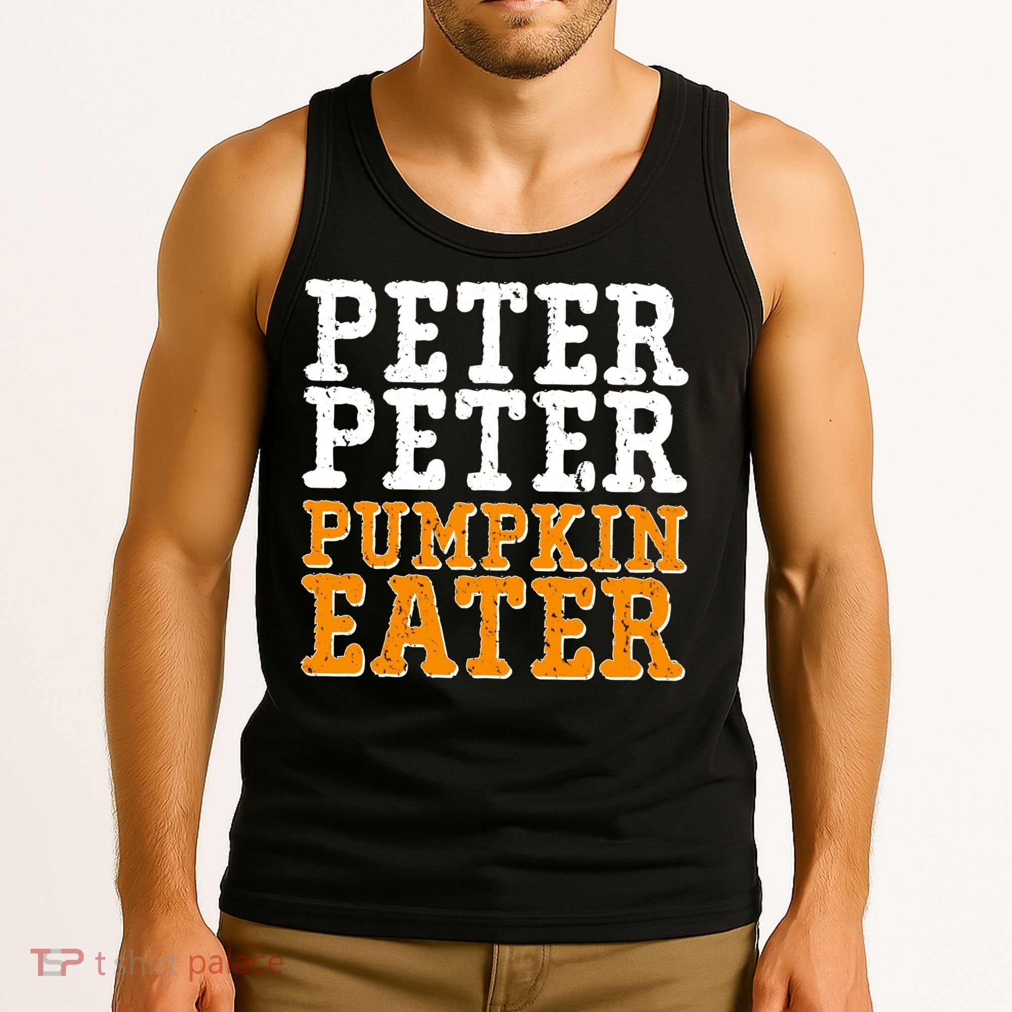 Halloween Peter Peter Pumpkin Eater Tank Top