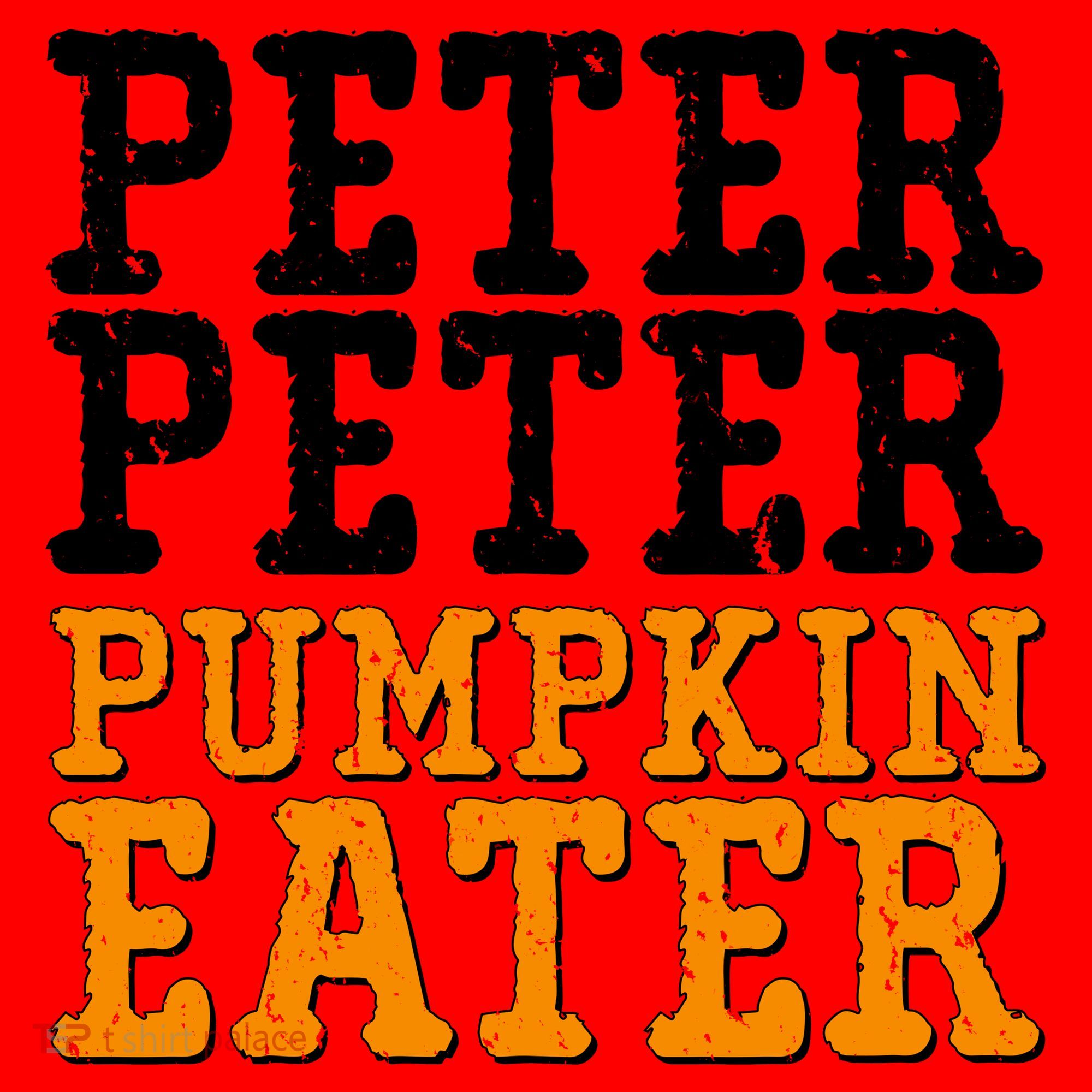 Halloween Peter Peter Pumpkin Eater Santa Hat