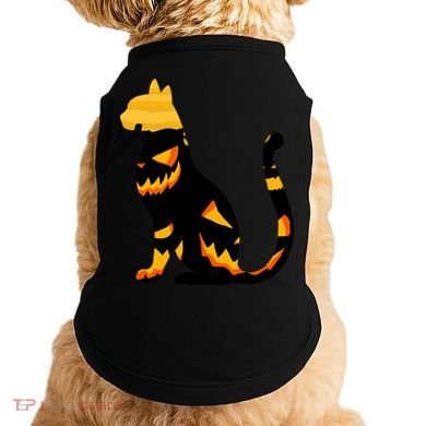 Halloween Pumpkin Cat Doggie Tank