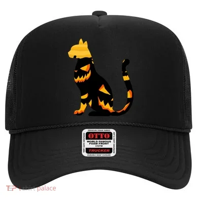 Halloween Pumpkin Cat Hat