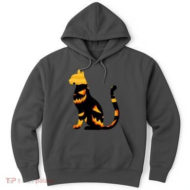 Halloween Pumpkin Cat Hoodie