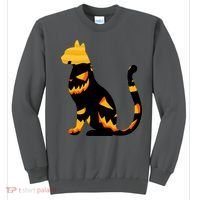 Halloween Pumpkin Cat Sweatshirt thumb 0