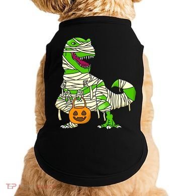 Halloween Pumpkin Dinosaur Doggie Tank