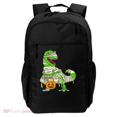 Halloween Pumpkin Dinosaur Backpack
