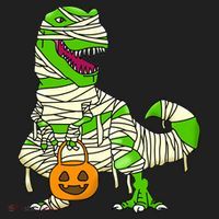 Halloween Pumpkin Dinosaur Beanie thumb 2
