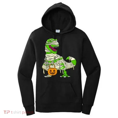 Halloween Pumpkin Dinosaur Women's Hoodie