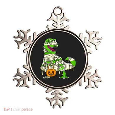 Halloween Pumpkin Dinosaur Ornament
