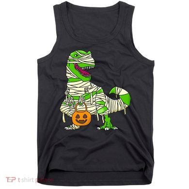 Halloween Pumpkin Dinosaur Tank Top