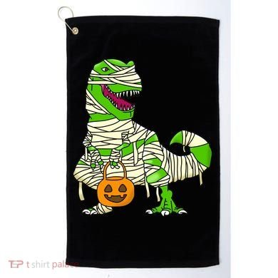 Halloween Pumpkin Dinosaur Golf Towel
