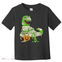 Halloween Pumpkin Dinosaur Toddler T-Shirt thumb 0