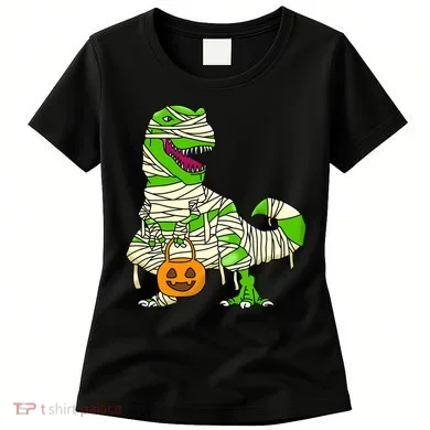 Halloween Pumpkin Dinosaur Women's T-Shirt
