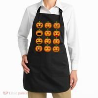 Halloween Pumpkin Emojis Smiley Face Apron thumb 2
