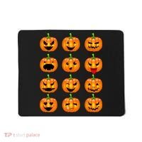 Halloween Pumpkin Emojis Smiley Face Mousepad thumb 0