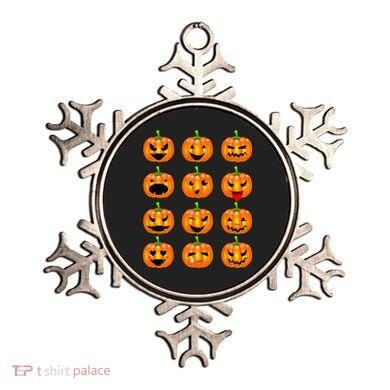 Halloween Pumpkin Emojis Smiley Face Ornament