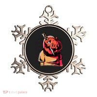 Halloween Pumpkin Head Knife Mug Shot Ornament thumb 0