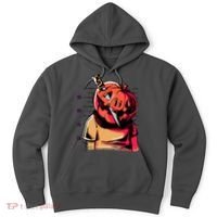 Halloween Pumpkin Head Knife Mug Shot Hoodie thumb 0