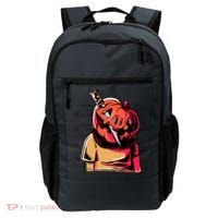 Halloween Pumpkin Head Knife Mug Shot Backpack thumb 0