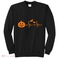 Halloween Pumpkin Heartbeat Pulse Sweatshirt thumb 0