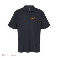 Halloween Pumpkin Heartbeat Pulse Polo thumb 0