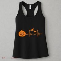 Halloween Pumpkin Heartbeat Pulse Women's Tank Top thumb 3