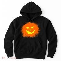 Halloween Pumpkin Jack O Lantern Splatter Hoodie thumb 0