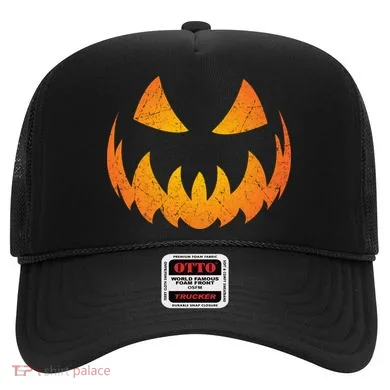 Halloween Pumpkin Jack O'Lantern Face Hat