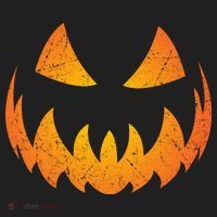 Halloween Pumpkin Jack O'Lantern Face Golf Towel thumb 3