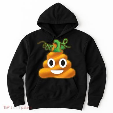 Halloween Pumpkin Poop Emoji Hoodie