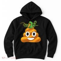 Halloween Pumpkin Poop Emoji Hoodie thumb 0