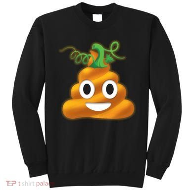 Halloween Pumpkin Poop Emoji Sweatshirt