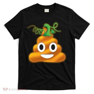 Halloween Pumpkin Poop Emoji T-Shirt
