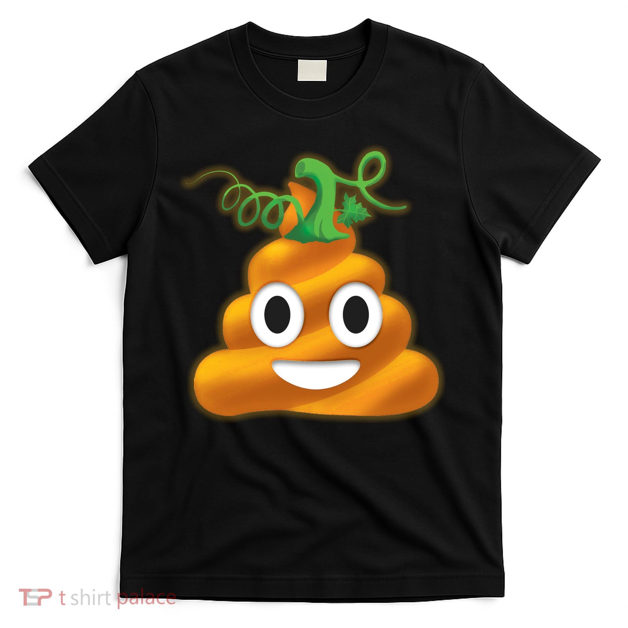 Halloween Pumpkin Poop Emoji T-Shirt