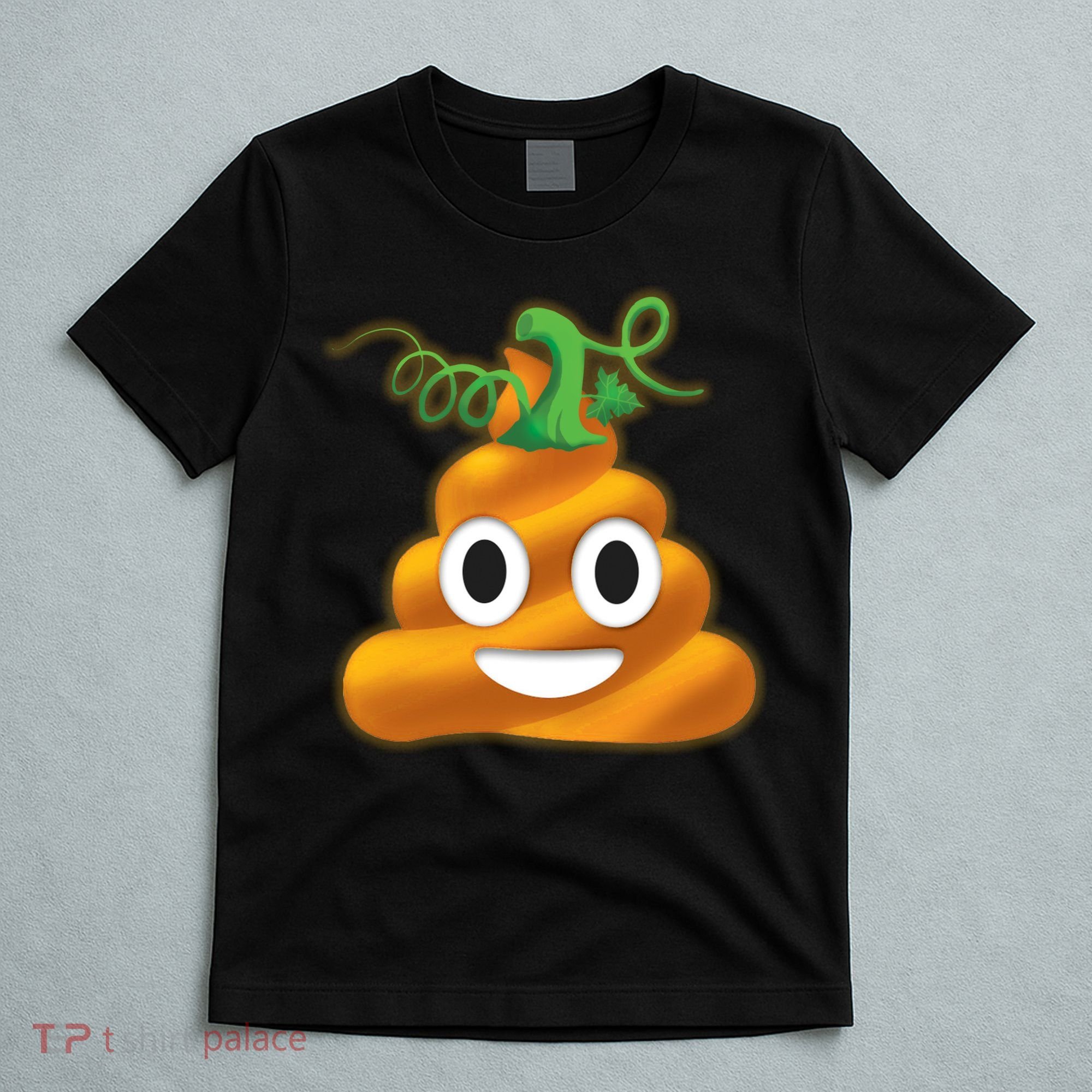 Halloween Pumpkin Poop Emoji T-Shirt