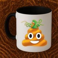 Halloween Pumpkin Poop Emoji Coffee Mug thumb 2