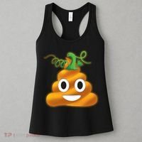 Halloween Pumpkin Poop Emoji Women's Tank Top thumb 3
