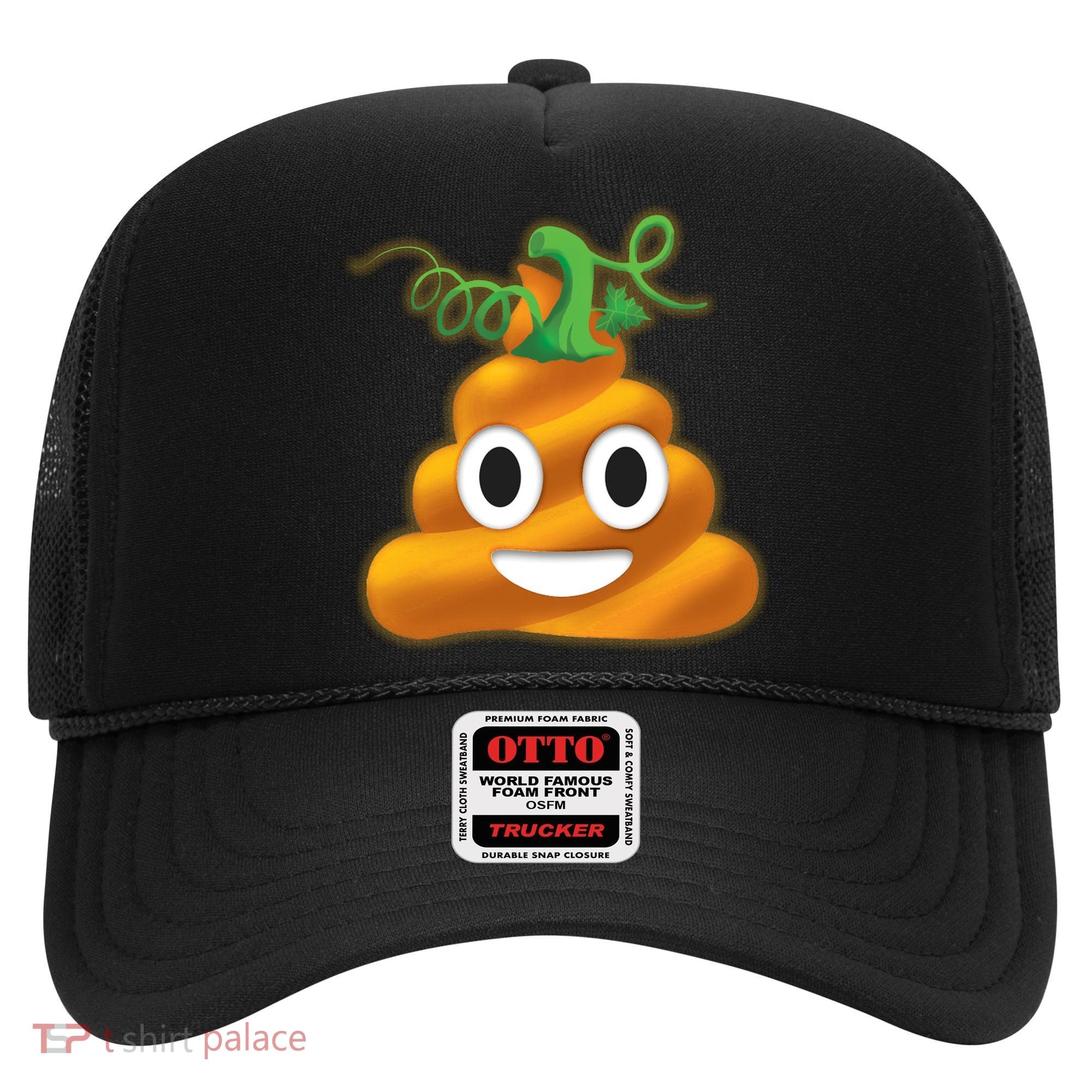 Halloween Pumpkin Poop Emoji Hat