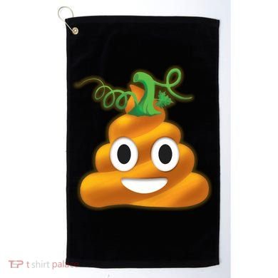 Halloween Pumpkin Poop Emoji Golf Towel