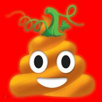 Halloween Pumpkin Poop Emoji Santa Hat thumb 1