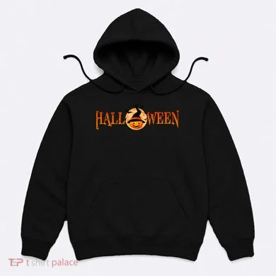 Halloween Pumpkin Witch Logo Hoodie